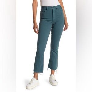 Mother Jeans Denim Hustler Ankle Fray in Dragonfly 28 Playdate